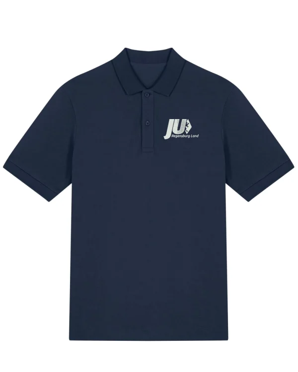 Polo navyblau </br> bestickt
