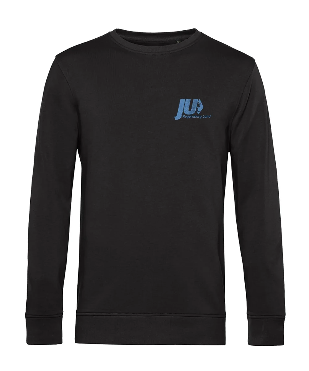 Sweater milanoschwarz  bestickt