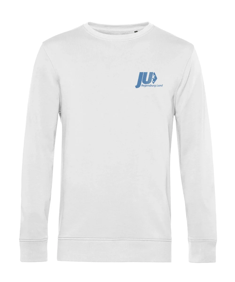 Sweater kristallweiß  bestickt