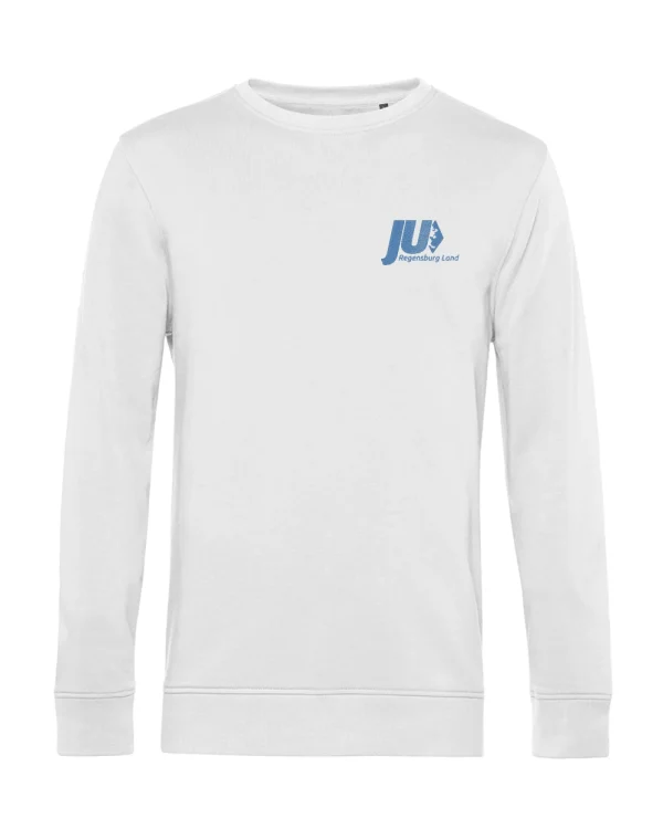 Sweater kristallweiß </br> bestickt