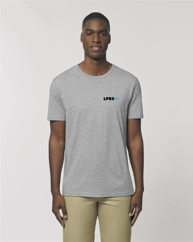 Shirt modegrau   bedruckt