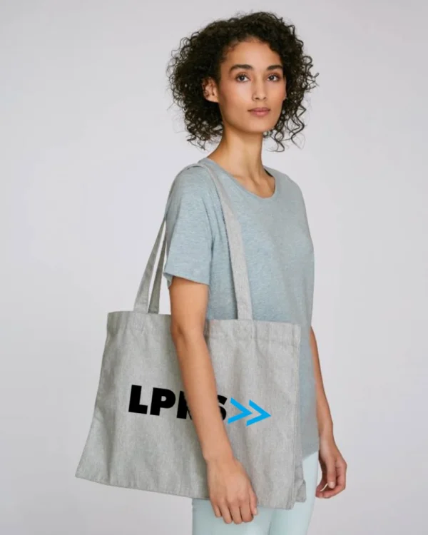ShoppingBag haiblau  </br> bedruckt