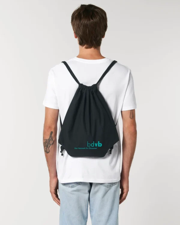 Gym-Bag milanoschwarz  </br> bedruckt