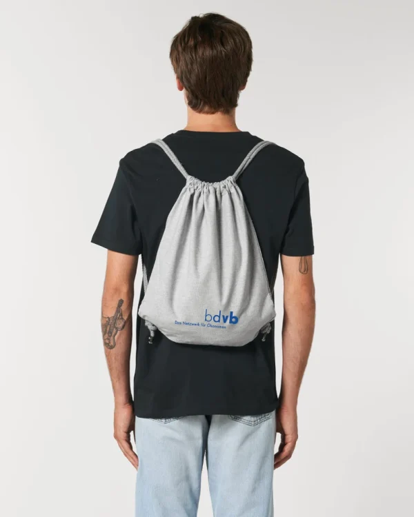 Gym-Bag modegrau  </br> bedruckt