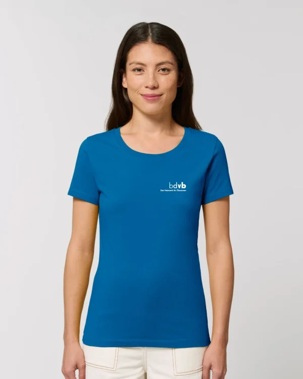 Shirt königsblau  </br> bedruckt