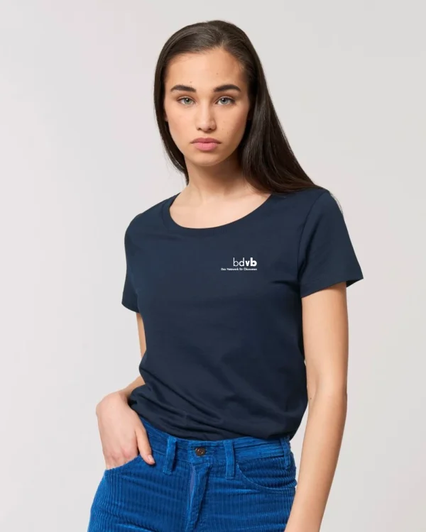 Shirt navyblau  </br> bedruckt