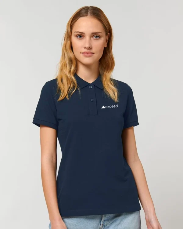 Polo navyblau </br> bestickt