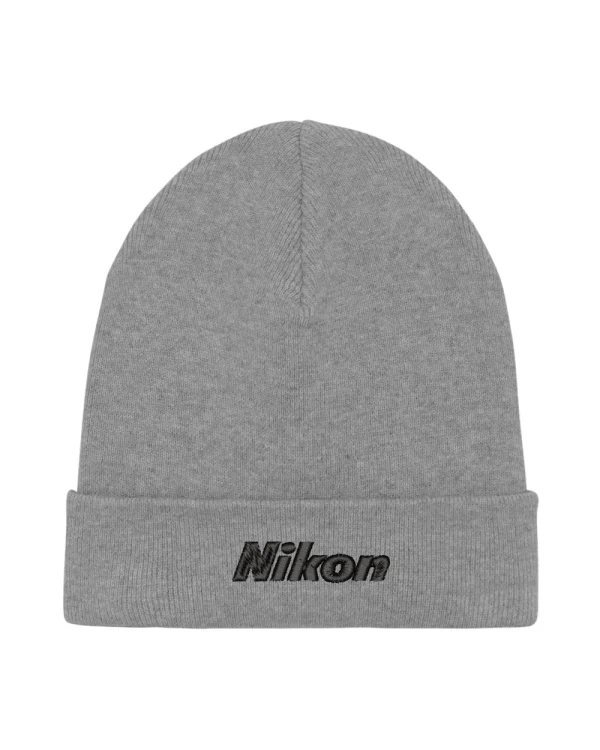 Nikon organicBeanie heathergrey 1000
